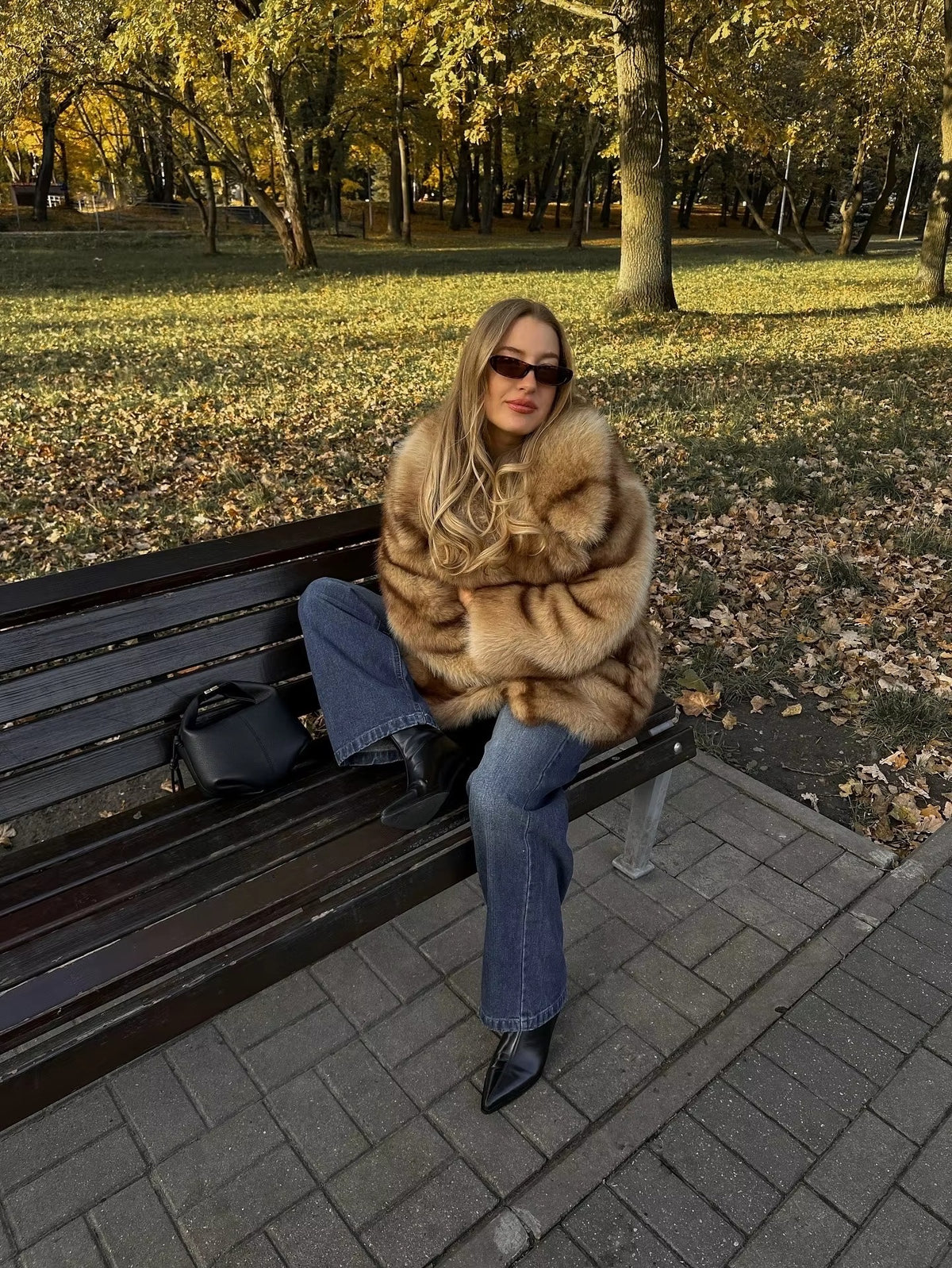 Двоколірна шуба — кольори